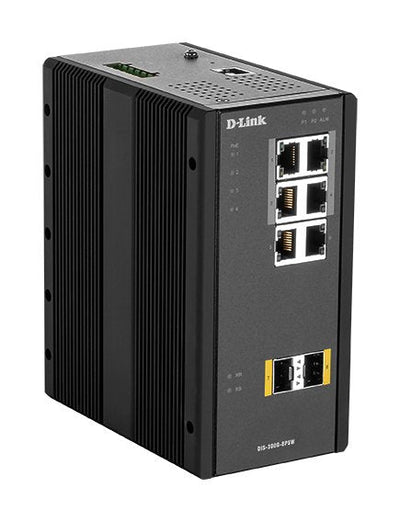 D-link DIS-300G-8PSW 8 Port L2 Managed Switch With 6 X 10/100/1000BASET(X) Ports (4 PoE) &amp 2 X 100/1000BASE — image 1