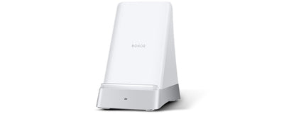 Honor Charger Wireless Supercharge With Stand Max. 100W), White And Silver Metalizado — image 1