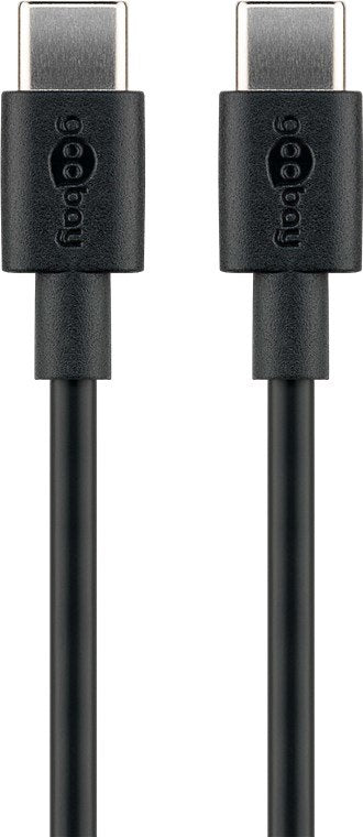 Goobay USB Cable 2.0 , Connector USB-C Connector USB-C Black 0,5 Metres Charging Up To 60 Watts 66316