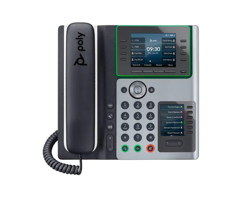 Poly Edge E450 Phone Voip With Id Llamadas/Llamada Espera 3VÍAS Capacity Llamadas Sip Sdp Replaces Poly SKU 22