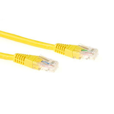 Yellow 10 Meter Lszh U UTP CAT.6 Patch Cable With RJ45 Connectors — image 1