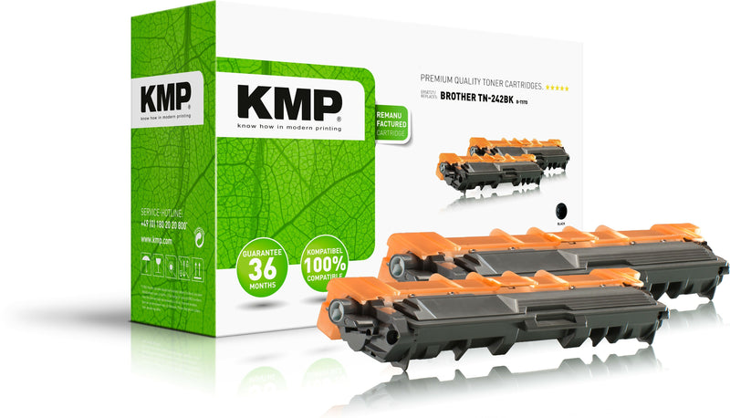 Kmp Toner Compatible Brother TN-242BK Comp. Black Doppel. 2500 S.B-T57D