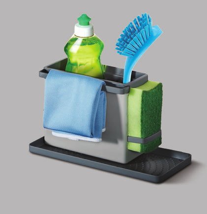 Organiser Fregadero Tidy-tex, Grey 24 X 12,5 X 14,5CM — image 1