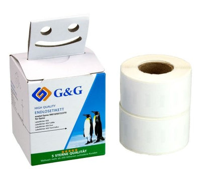 G&g 2X 130 Labels Compatible With Dymo 99010/ S0722370 — image 1