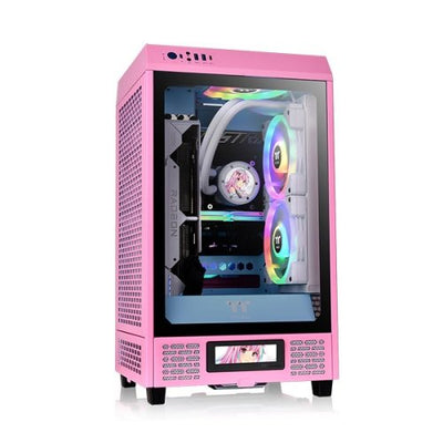 Thermaltake PC Case The Tower 200 Bubble Pink Mini-itx 2x USB 3.0 Without Power Supply Pink — image 1