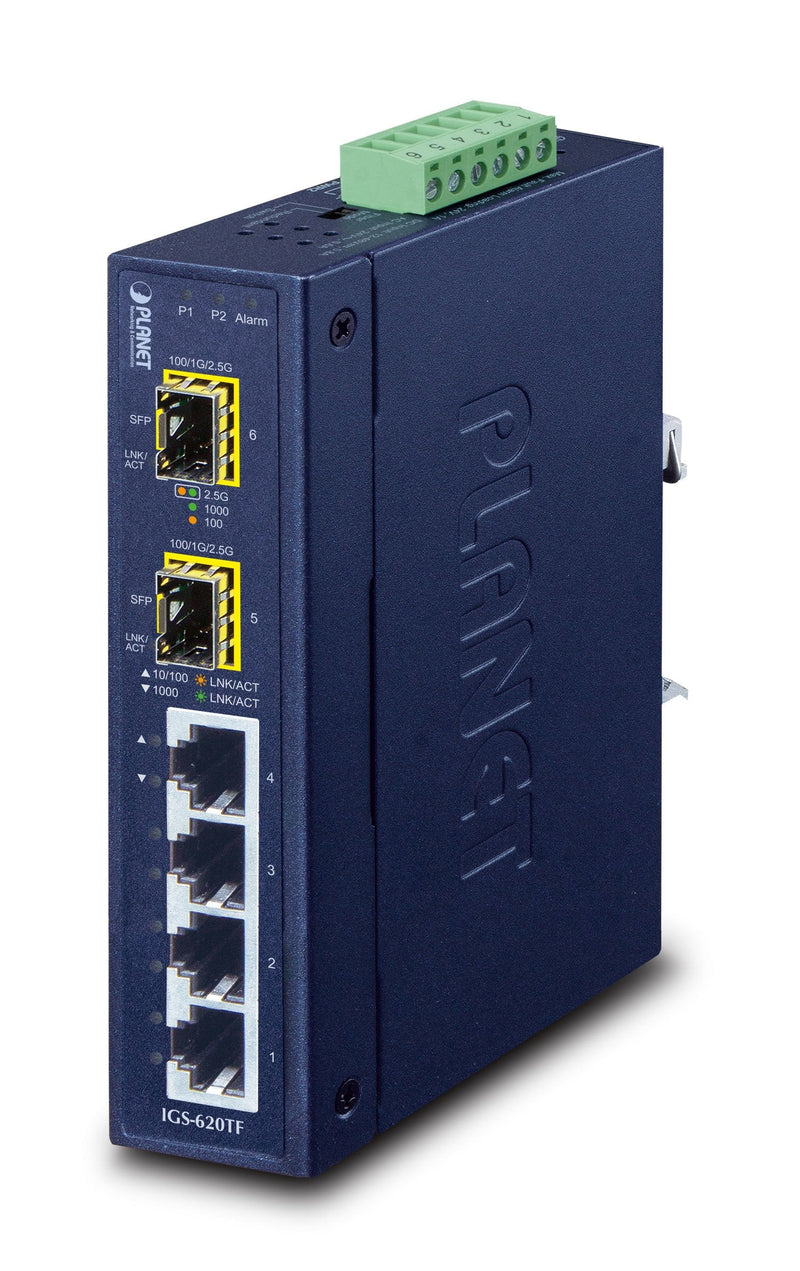Planet IGS-620TF Switch No Administrado Gigabit Ethernet (10/100/1000) Blue
