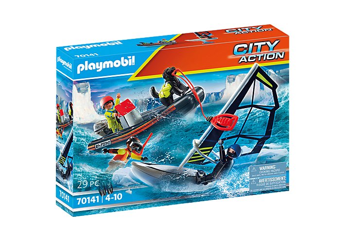 Playmobil 70141 City Action Socorro Mar: Rescate Marinero Polar