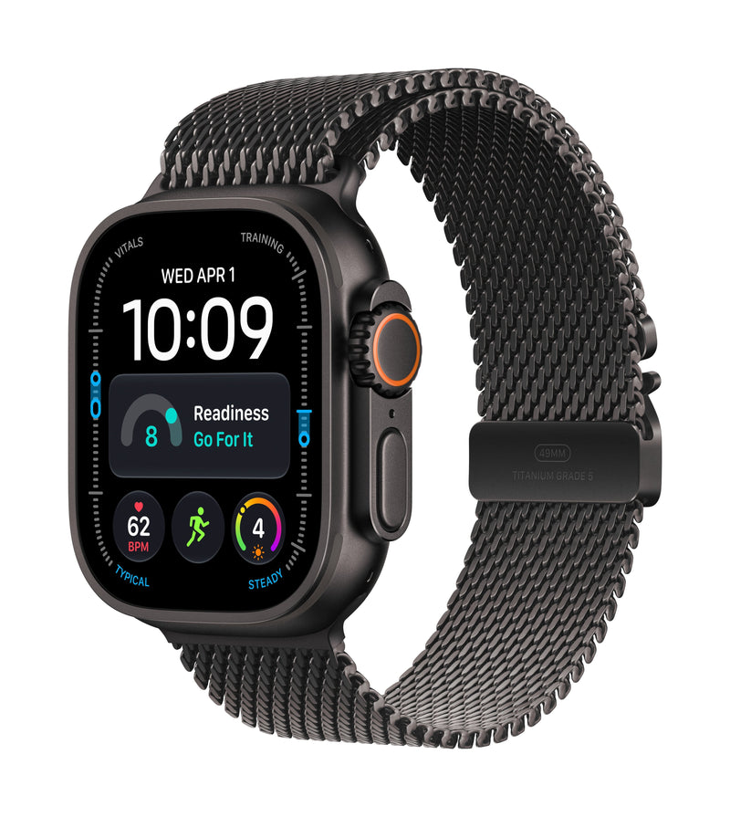 Apple Watch Ultra 4 Titanium Cellular 49MM Black (milanaise Titan Black M
