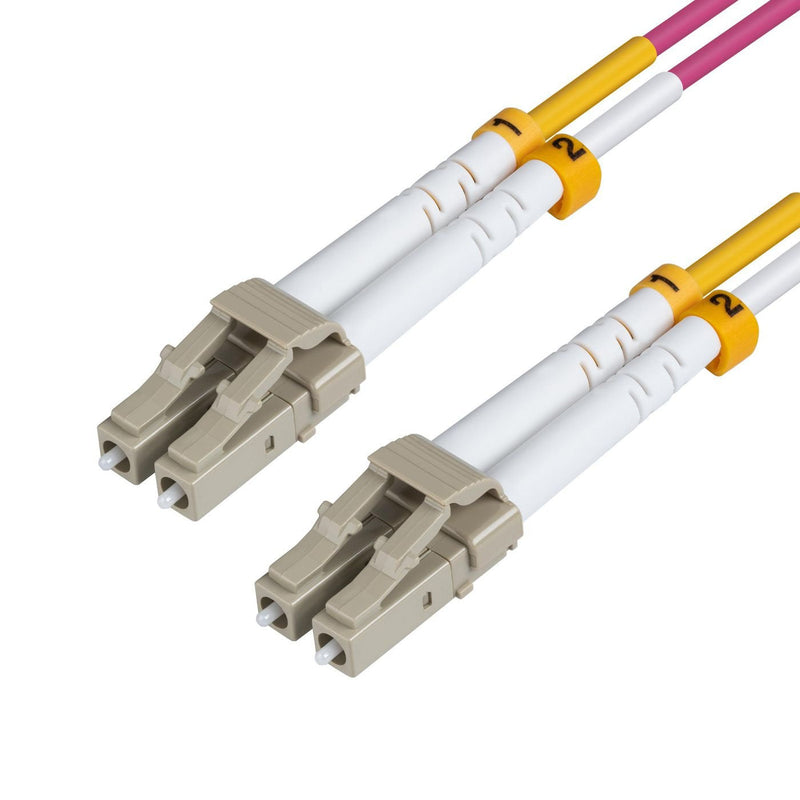 Microconnect Lc/PC-lc/PC, 2M, 50/125, Mm, Duplex Cable Fibre Optic Púrpura