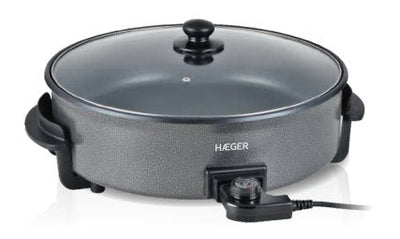 Haeger Paellera Eléctrica Gourmet 42 1500W 42*7CM Non-stick Cover Glass With Respirador 5 Niveles Temperatura  — image 1