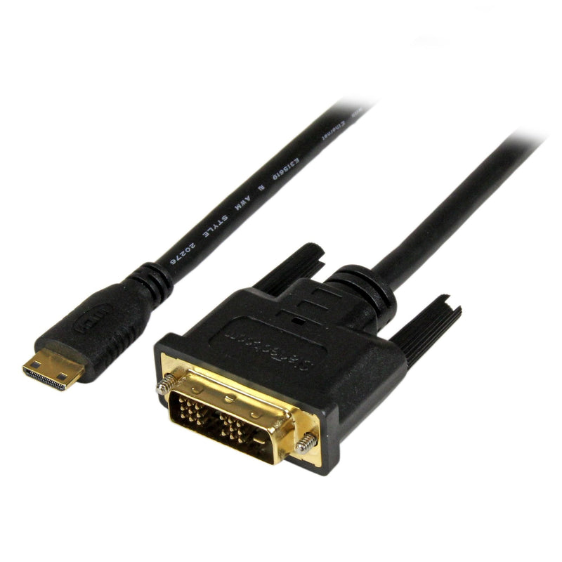 StarTech.com Adapter Cable Converter 2M Mini HDMI a DVI-d Tablet And Camera Cable Adapter DVI-d Male a 19 Pin