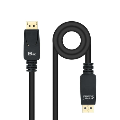 Nanocable Cable DisplayPort 1.4 Male a DisplayPort 1.4 Male 3M - Certificado VESA - Black — image 1