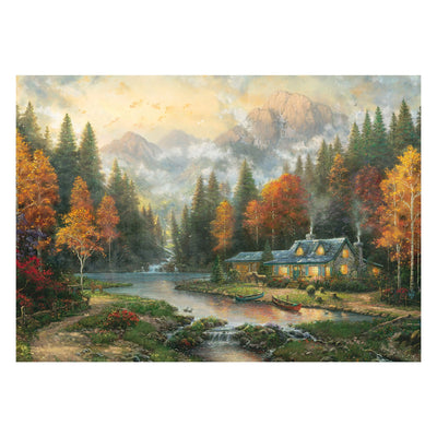 Schmidt Spiele Thomas Kinkade Studios: Noche Otoñ Or Lago, Rompecabezas 1000 Pieces 58784 — image 1