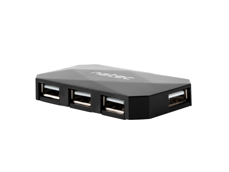 Natec USB Hub 4-PORT Locust USB 2.0, Black