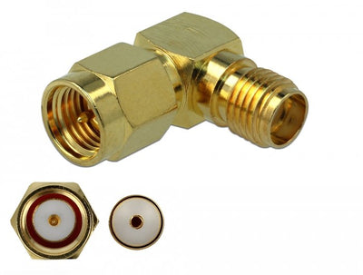 Delock Adapter Sma Male a Sma Female 90° 3GHZ — image 1