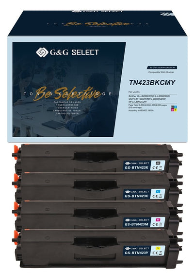 G&g Select Toner 4ER Set Compatible With Brother TN-423CMYK — image 1