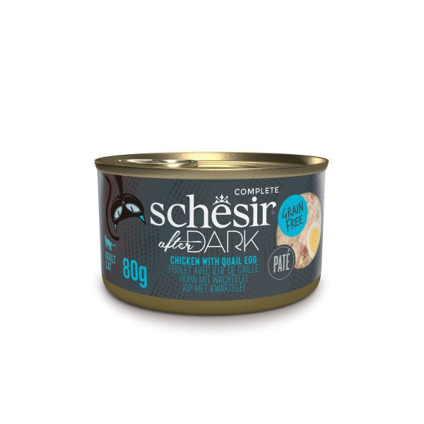 Schesir After Dark Chicken Fillet With Quail Egg In Broth - Wet Cat Food - 80G