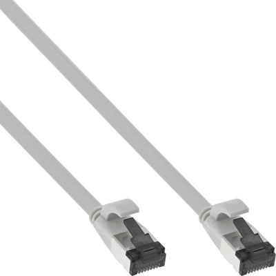 Inline Network Cable Flat , U/FTP, CAT.8.1, Tpe Libre Halógenos, Grey 1M — image 1