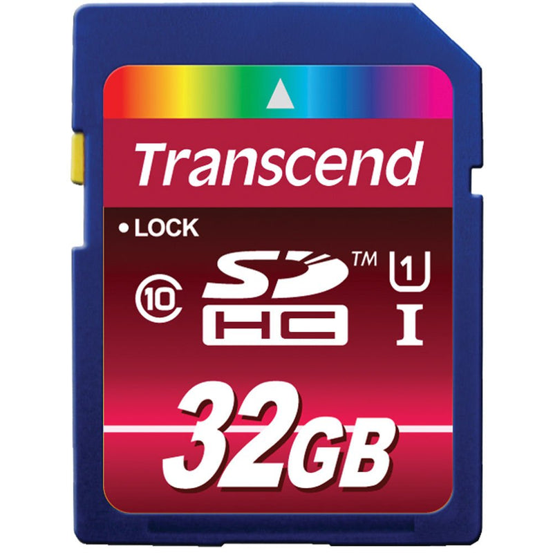 Transcend 32GB Sdhc Cl 10 UHS-1 Memory Flash Clase 10 Mlc