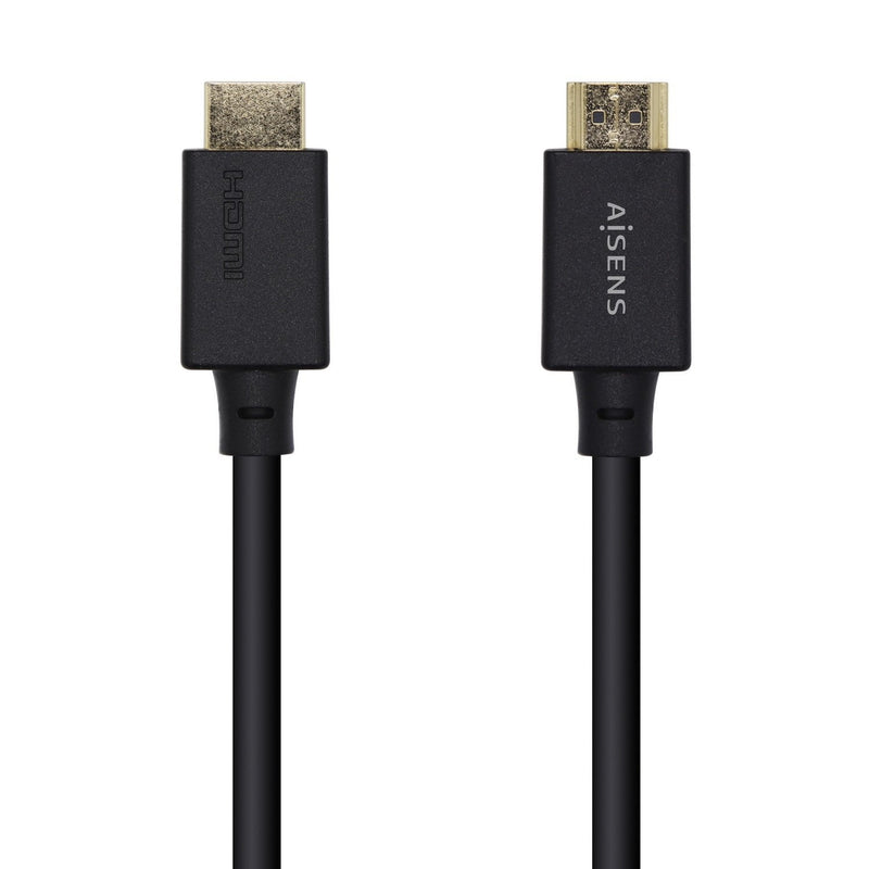 Aisens HDMI Cable V2.1 Certificado Ultra High Speed 8K@60HZ 48Gbps - a/m-a/M - 2M - Black