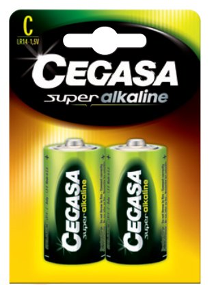 Cegasa Battery Super Alc LR14 Blister 2 Units