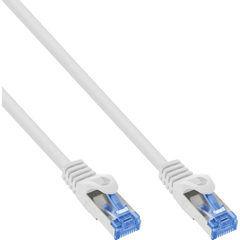 Inline® Patch Cable CAT.6A, S/FTP, Tpe Flexible, White, 0.3M