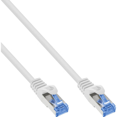 Inline Network Cable , CAT.6A, S/FTP, Tpe Flexible, White 10M — image 1