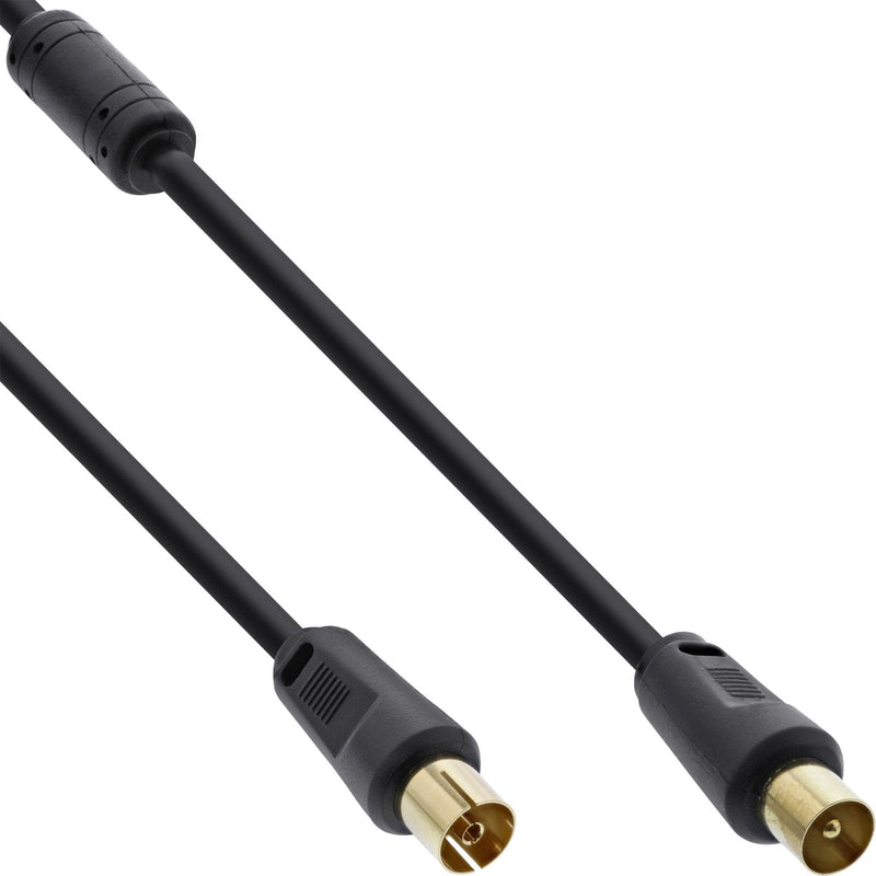 Inline Cable Antenna 2X Blindado 85DB Black 0,5M