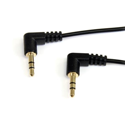 StarTech Cable Audio Stereo Minijack M/M 3,5MM Acodado 0.3CM — image 1