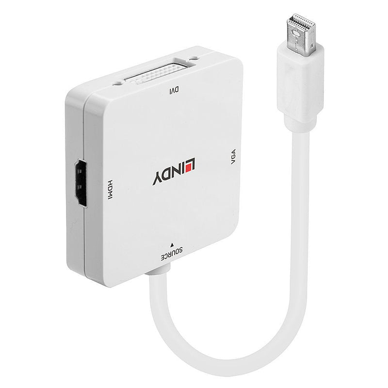 Lindy Adapter Mini DisplayPort a HDMI 4K30/DVI/VGA