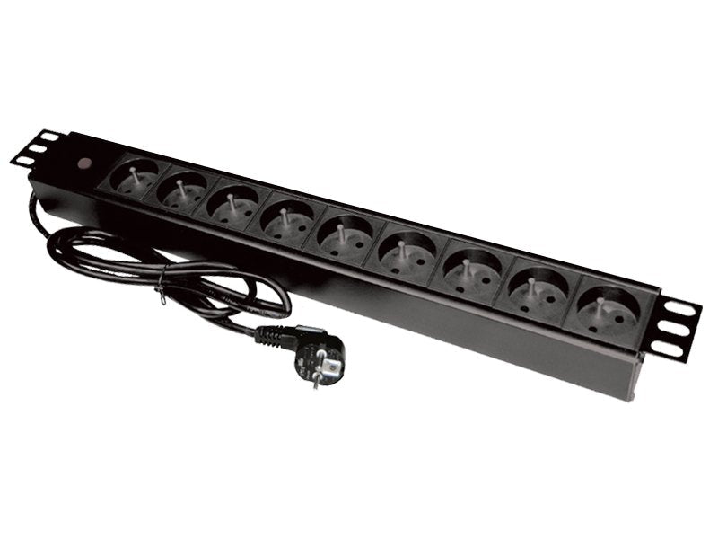 Alantec PZ09 Base Múltiple 1,8M 9 Salidas AC Indoor Black
