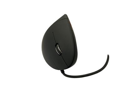 Mediarange Mouse USB 2.0 Vertical Derecho, Black