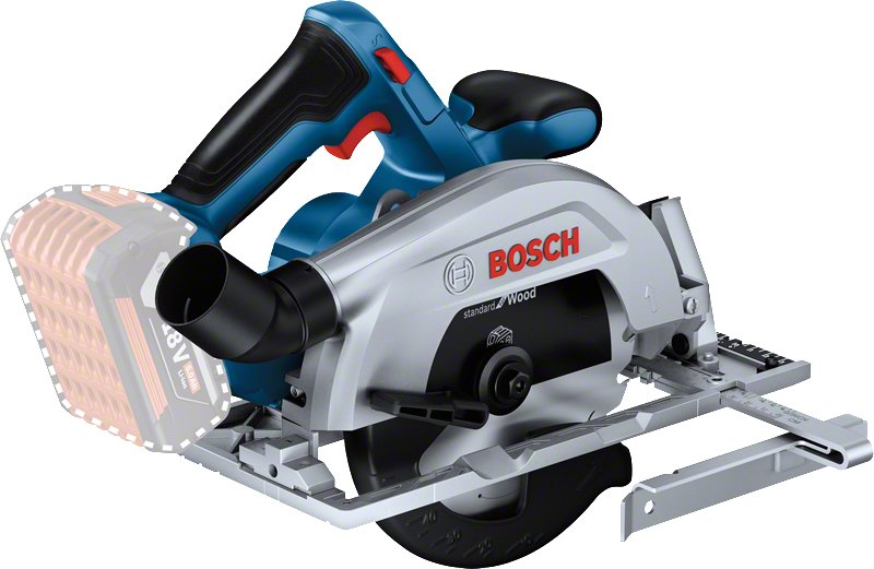 Bosch Saw Circular a Battery Professional Gks 18V-57-2 Professional Body Only Blue/Black Without Battery Ni Ch