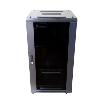 Extralink 22U 600X800 Standing Rackmount Cabinet Black — image 1