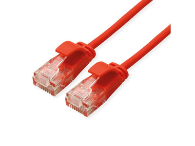 Roline Green UTP Network Cable CAT.6A (class Ea), Lsoh, Slim, Red 3M — image 1