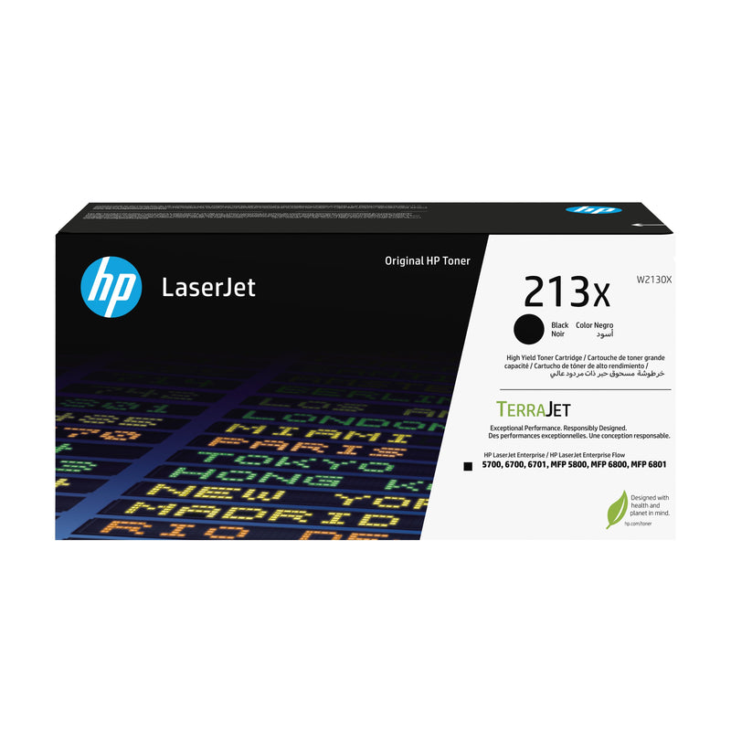 HP Genuine Toner 213X Black W2130X