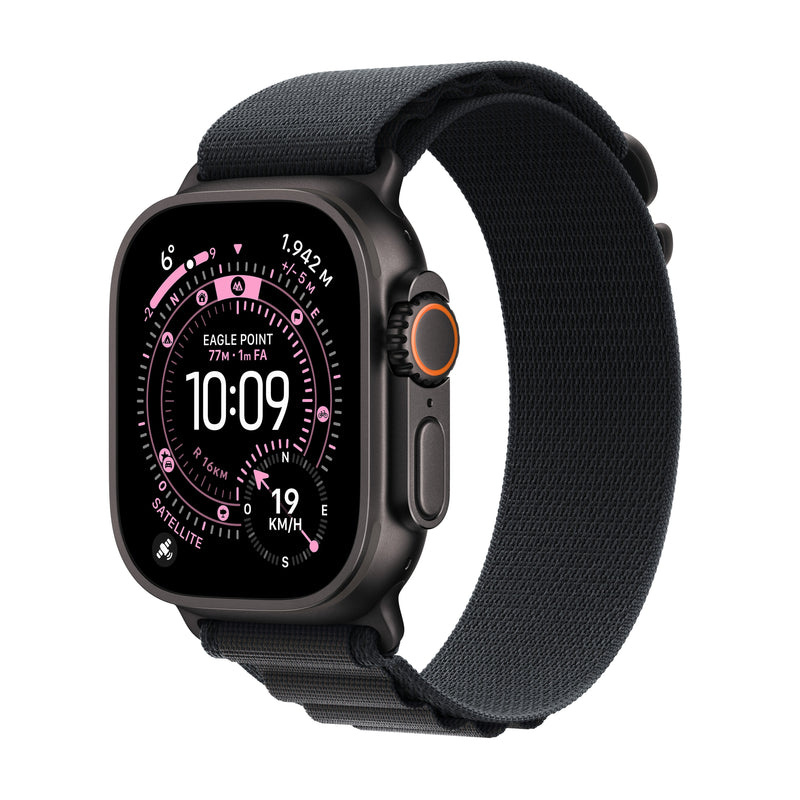 Apple Watch Ultra 3 GPS Cellular 49MM Caja Titanio Negro Strap Loop Alpine Negro L