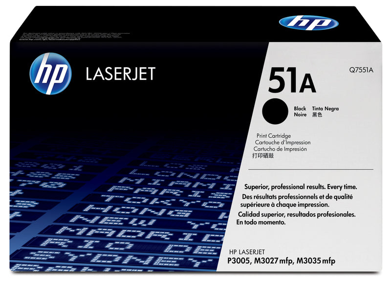 HP Genuine Toner 51A Black Q7551A