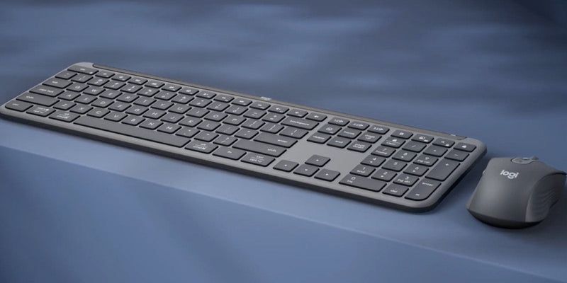Logitech 920-012508 Keyboard Mouse Included Office RF Wireless + Bluetooth QWERTY Internacional Ee.uu. Graphit