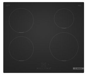 Bosch PIE61ABB5E Hob, Induction, Number Of Burners Cooking Zones 4, 60CM, Black