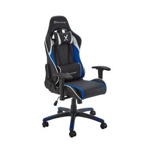 X Rocker 5124601 Chair Videojuegos Butaca Jugar Asiento Acolchado Tapizado Black Blue