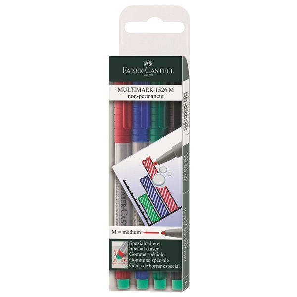 Faber-castell Marker Multimark Non-perm. M 4ER Case