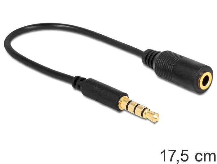 Delock Cable Stereo Jack 3.5MM 4 Pin Stereo Plug 3.5MM 4 Pin (changes Pin)