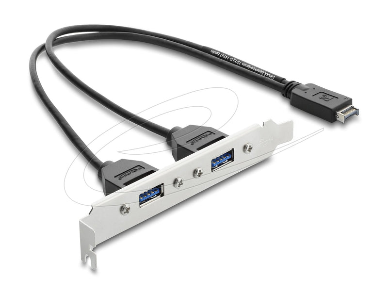 USB Type And Key a Connector Male a 2 X USB 5Gbps Type a Connector Female With Board Ranuras Cable Connection