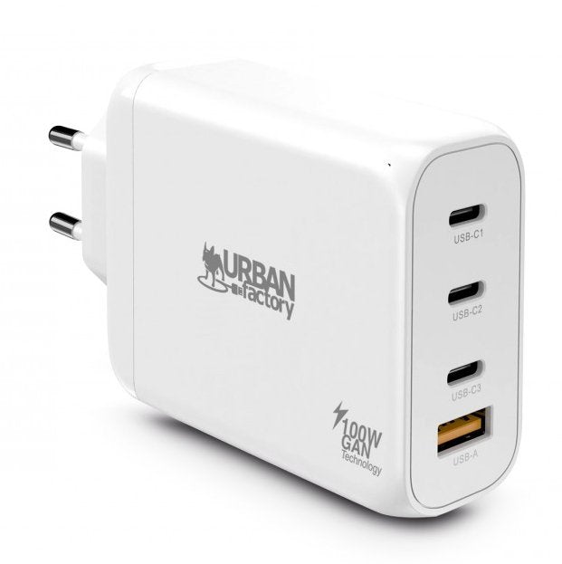 Wall Charger 65W 3 Ports USB-C Char And 1 Port USB-A 18W