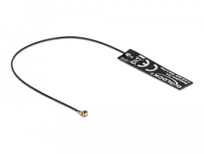 Delock 12710 Antenna Gnss Beidou Galileo Glonass GPS L1 L2 L5 I-pex Inc., Mhf® I Connector Compatible 0 - 2 dB — image 1