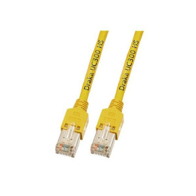 Efb RJ45 Network Cable CAT.5E Sf UTP Lszh Draka UC300 TM11 Yellow 1M — image 1