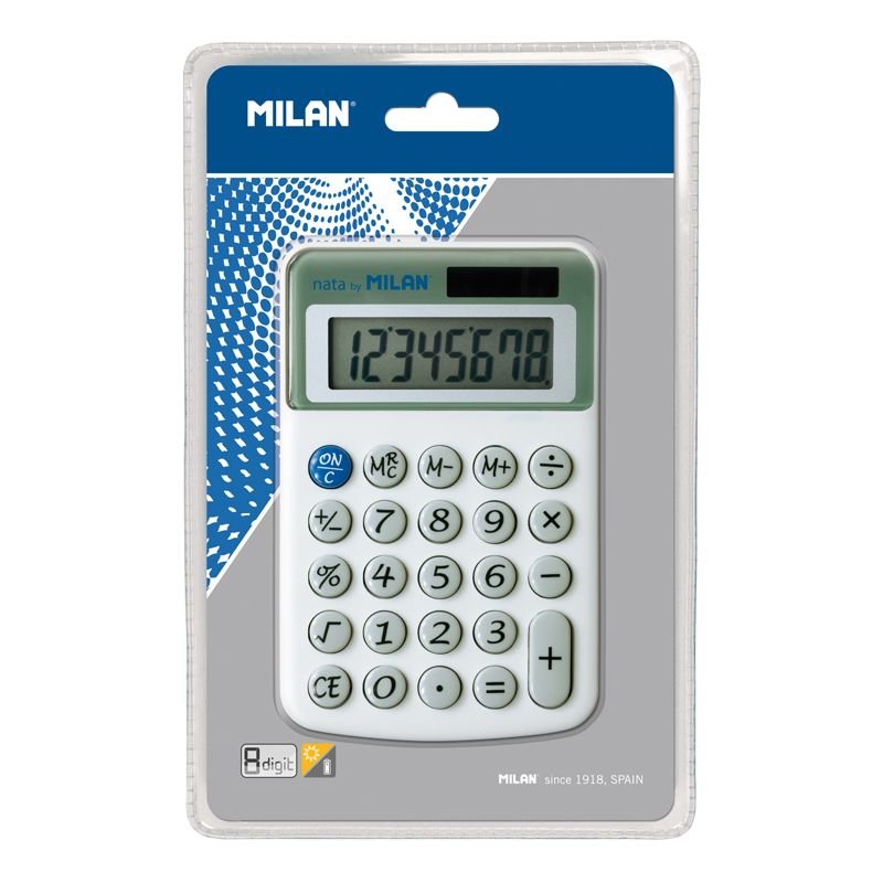 Milan Calculator 40918BL Grey