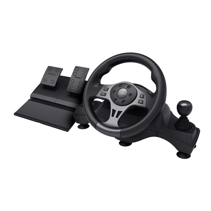 Trust Wheel GXT-289 With Respuesta Vibracion And Pedals 25122 Compatible With PC And Consolas