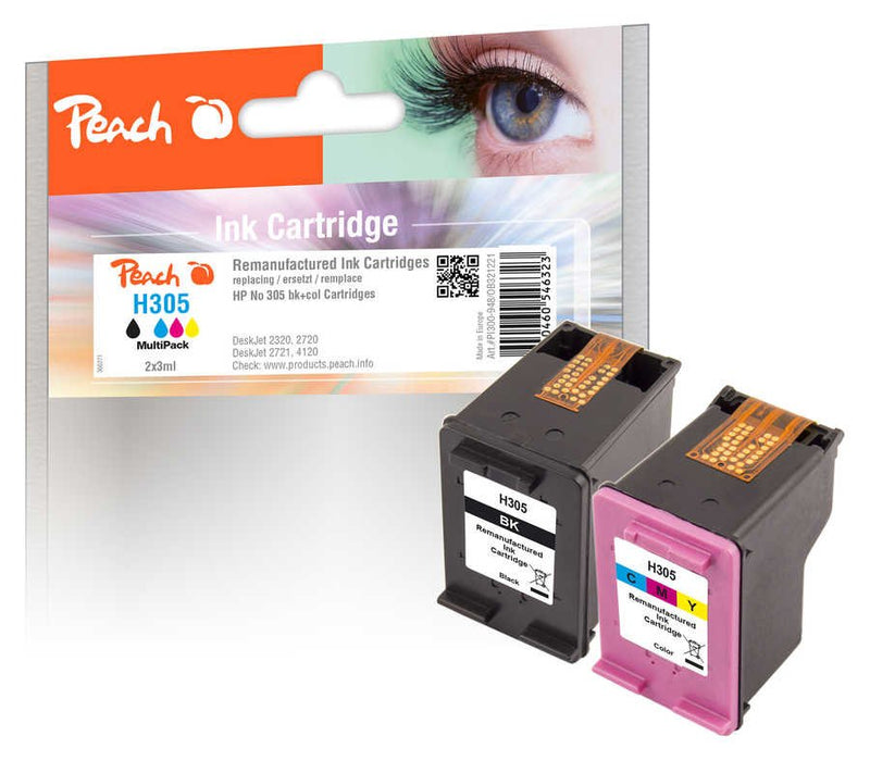 Peach Ink HP NR.305 Multipack Black & Colour Remanufactured
